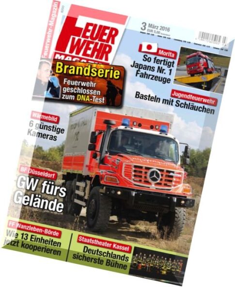 Feuerwehr Magazin — Marz 2016