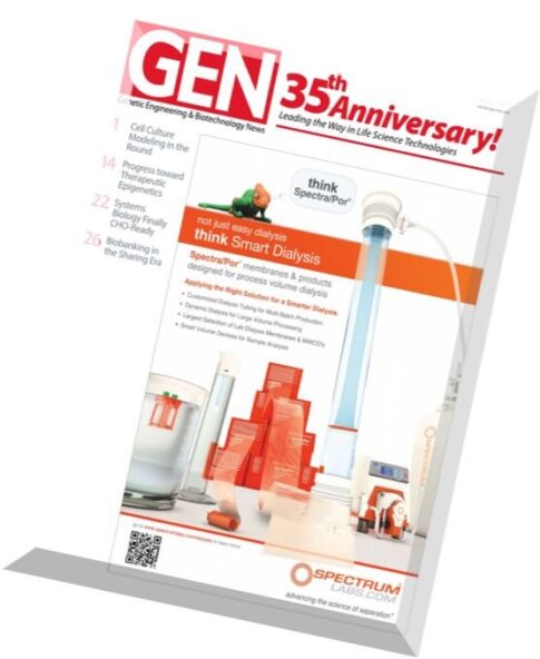 Genetic Engineering & Biotechnology News — 15 January 2016