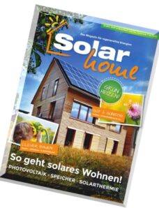 Gratis Heft – SolarHome 2015