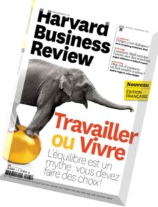 Harvard Business Review – Octobre-Novembre 2014