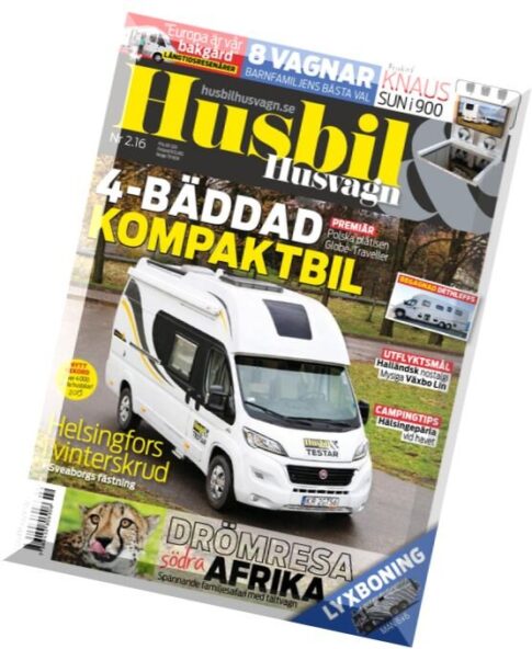 Husbil & Husvagn — Nr.2 2016