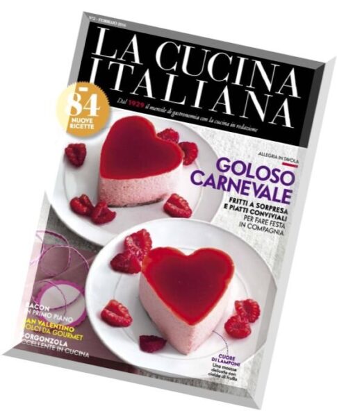 La Cucina Italiana — Febbraio 2016