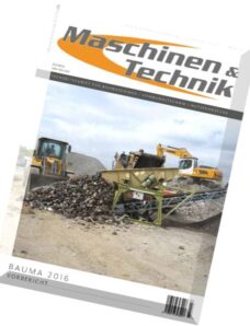 Maschinen & Technik – March 2016
