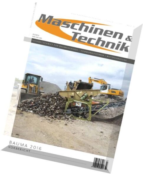 Maschinen & Technik — March 2016