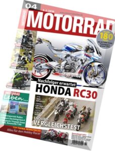 Motorrad Magazin — N 04, 5 Februar 2016