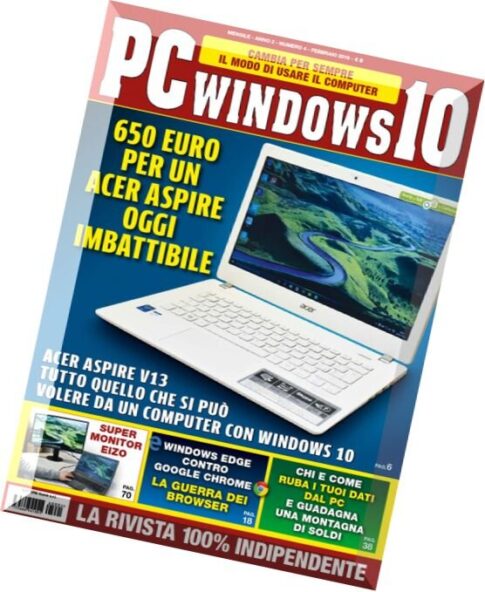 PC WINDOWS 10 — Febbraio 2016