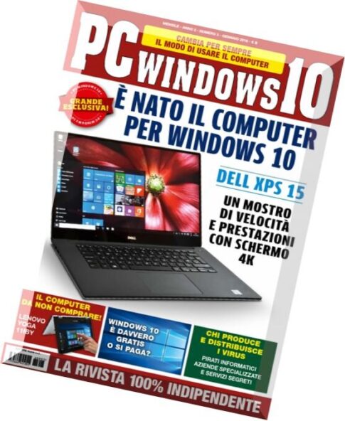 PC WINDOWS 10 — Gennaio 2016