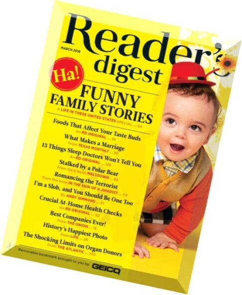 Reader’s Digest USA – March 2016