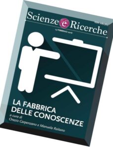 Scienze E Ricerche – La Fabbrica Delle Conoscenze, Febbraio 2016