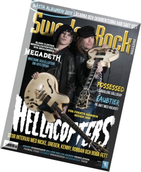Sweden Rock Magazine – Januari-Februari 2016