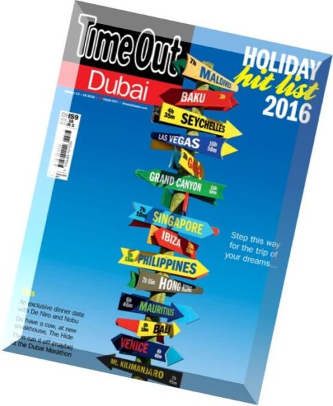 Time Out Dubai – 13 January 2016