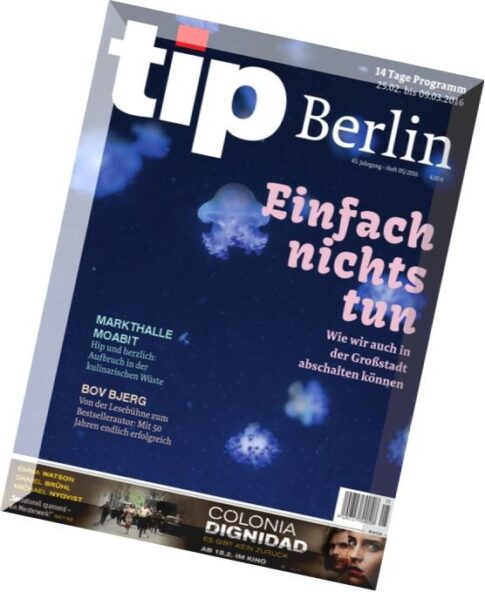 Tip Berlin – Nr.5 2016