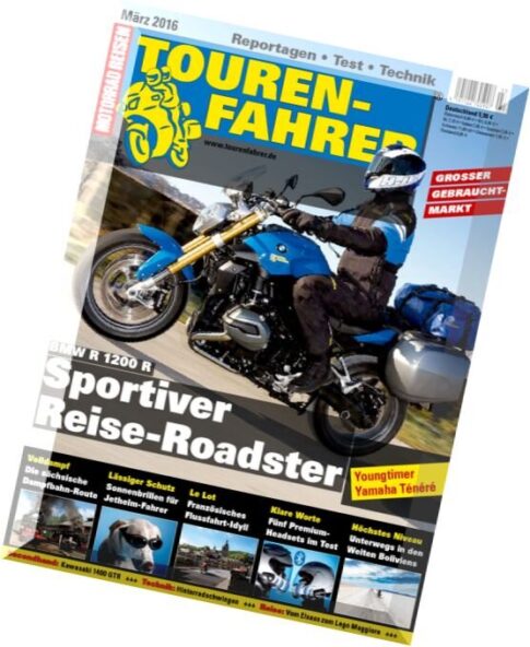 Tourenfahrer Motorradmagazin – Marz 2016