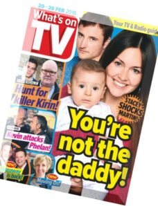 What’s on TV – 20 February 2016