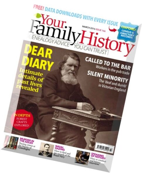 Your Family History – March 2016