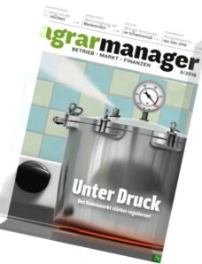 Agrarmanager — Marz 2016