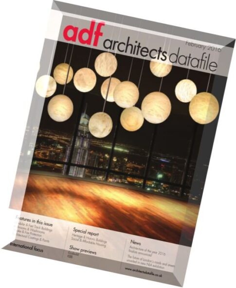 Architects Datafile (ADF) – February 2016