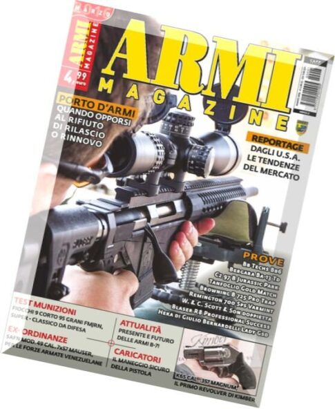 Armi Magazine – Marzo 2016