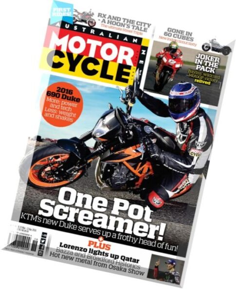 Australian Motorcycle News – 31 March 2016