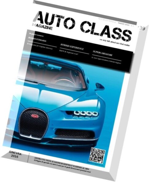 Auto Class Magazine – Marzo 2016