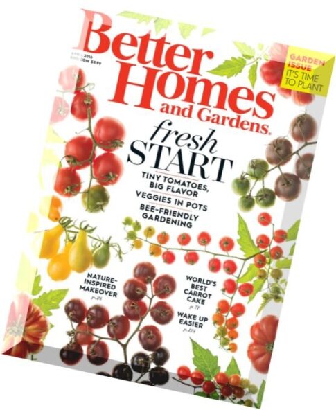 Better Homes and Gardens USA – April 2016
