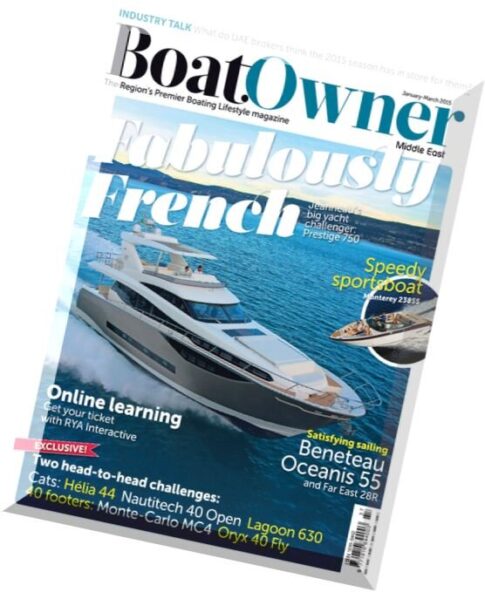 Boat Owner Middle East – January-March 2016