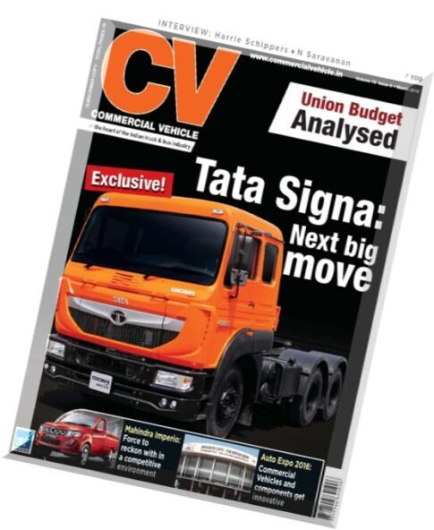 Commercial Vehicle India – March 2016
