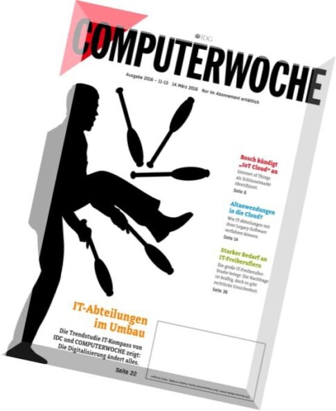 Computerwoche – N 11, 14 Marz 2016