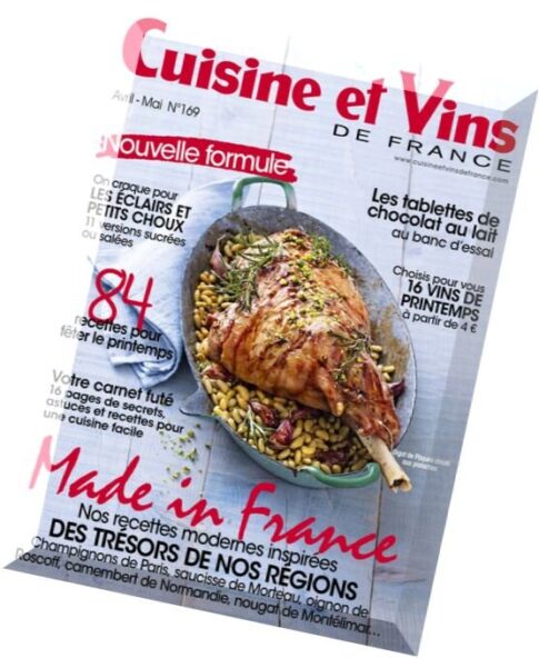 Cuisine et Vins de France – Avril-Mai 2016