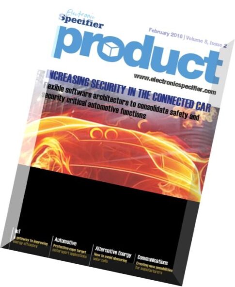 Electronic Specifier Product – February 2016