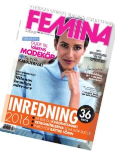 Femina Sweden – Februari 2016