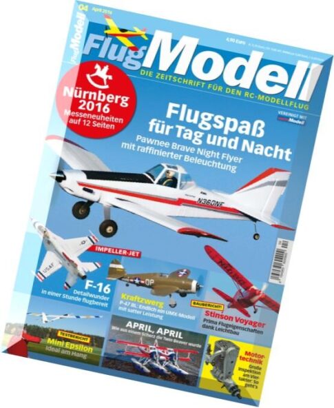 Flugmodell – April 2016