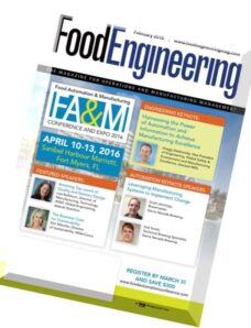Food Engineering – February 2016