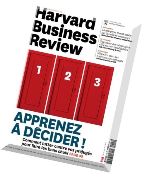 Harvard Business Review — Avril-Mai 2016