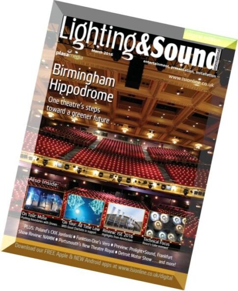 Lighting & Sound International — March 2016