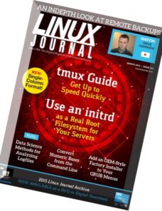 Linux Journal – March 2016