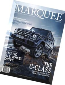 MarQuee Magazine — Spring 2016