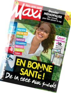 Maxi – Hors Serie Sante – Mars-Avril 2016