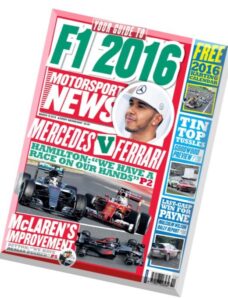 Motorsport News – 16 March 2016