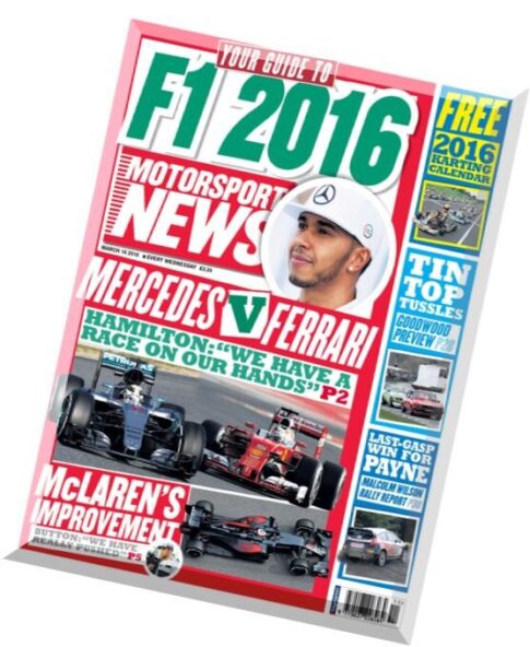Motorsport News – 16 March 2016