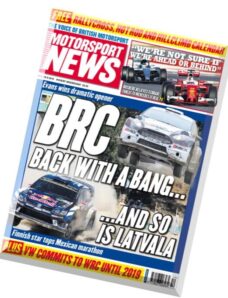 Motorsport News – 9 March 2016