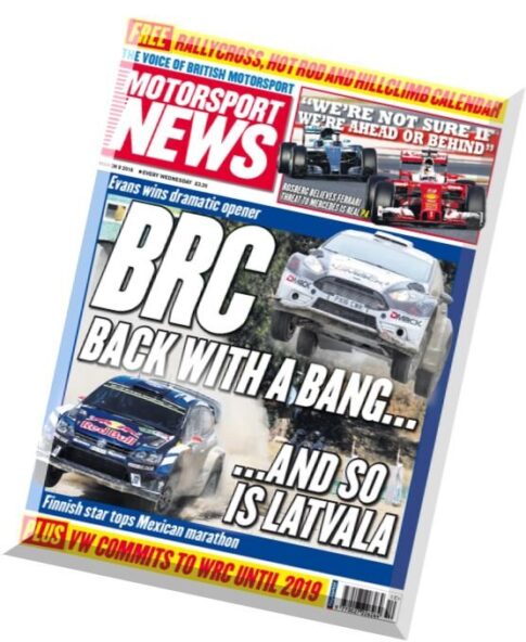 Motorsport News — 9 March 2016