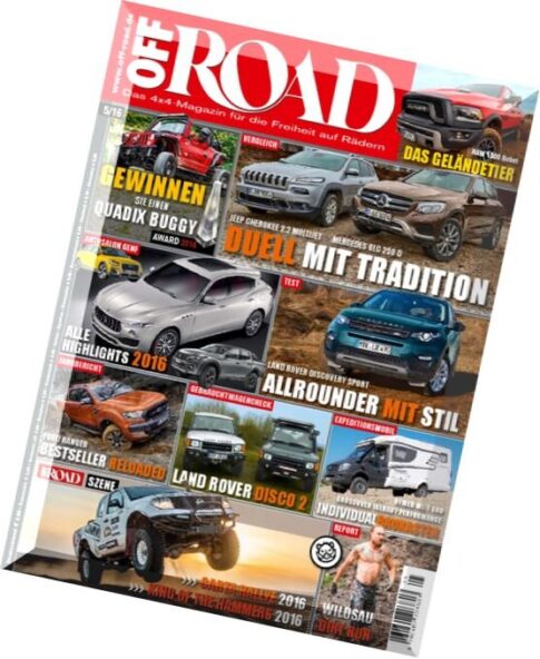 Off Road Automagazin – Mai 2016
