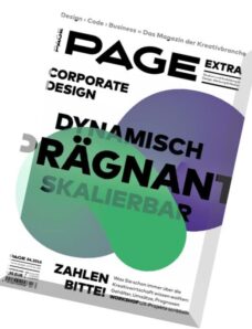 Page – Das Magazin der Kreativbranche April 2016