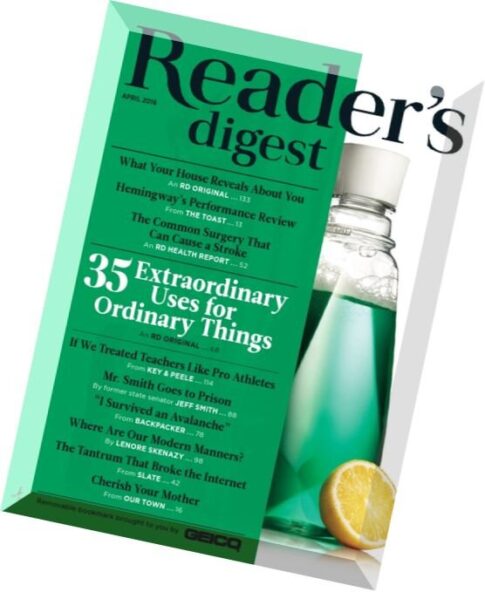 Reader’s Digest USA — April 2016