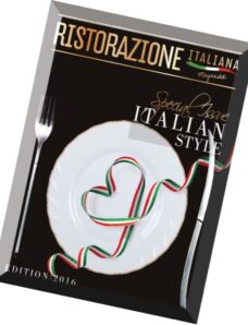 Ristorazione Italiana – Italian Style Special 2016