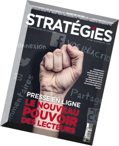 Strategies — 25 Fevrier 2016