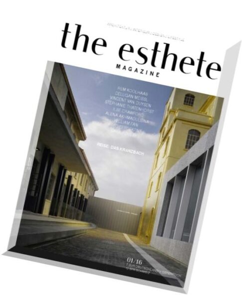 the esthete Magazine – N 01, 2016