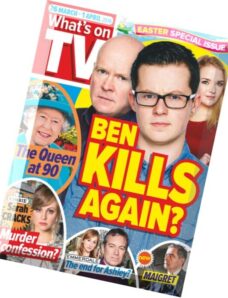 What’s on TV – 26 March 2016
