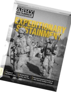 Army Sustainment – March-April 2016